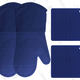 HOMWE Silicone Oven Mitts and Pot Holders | $13 | Amazon